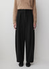 Twill High-Rise Barrel Pant