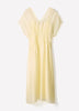 Woven Dress with Lyocell Flutter Sleeves