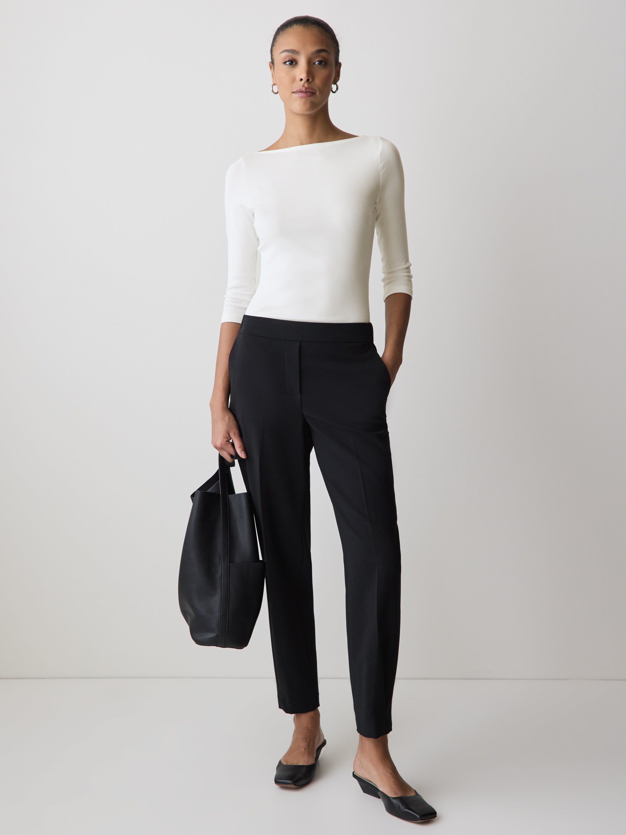 Haut à Manches 3/4 et Col Bateau 