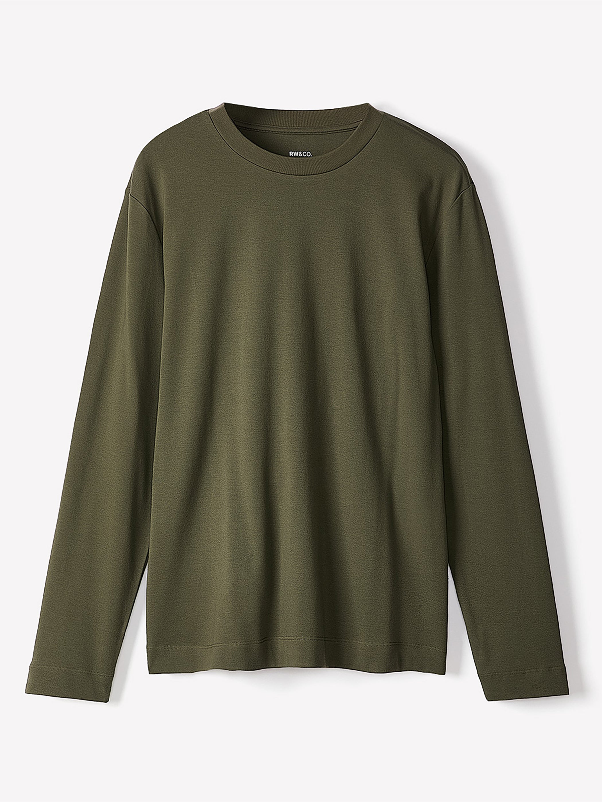 T-Shirt à Manches Longues et Col Rond