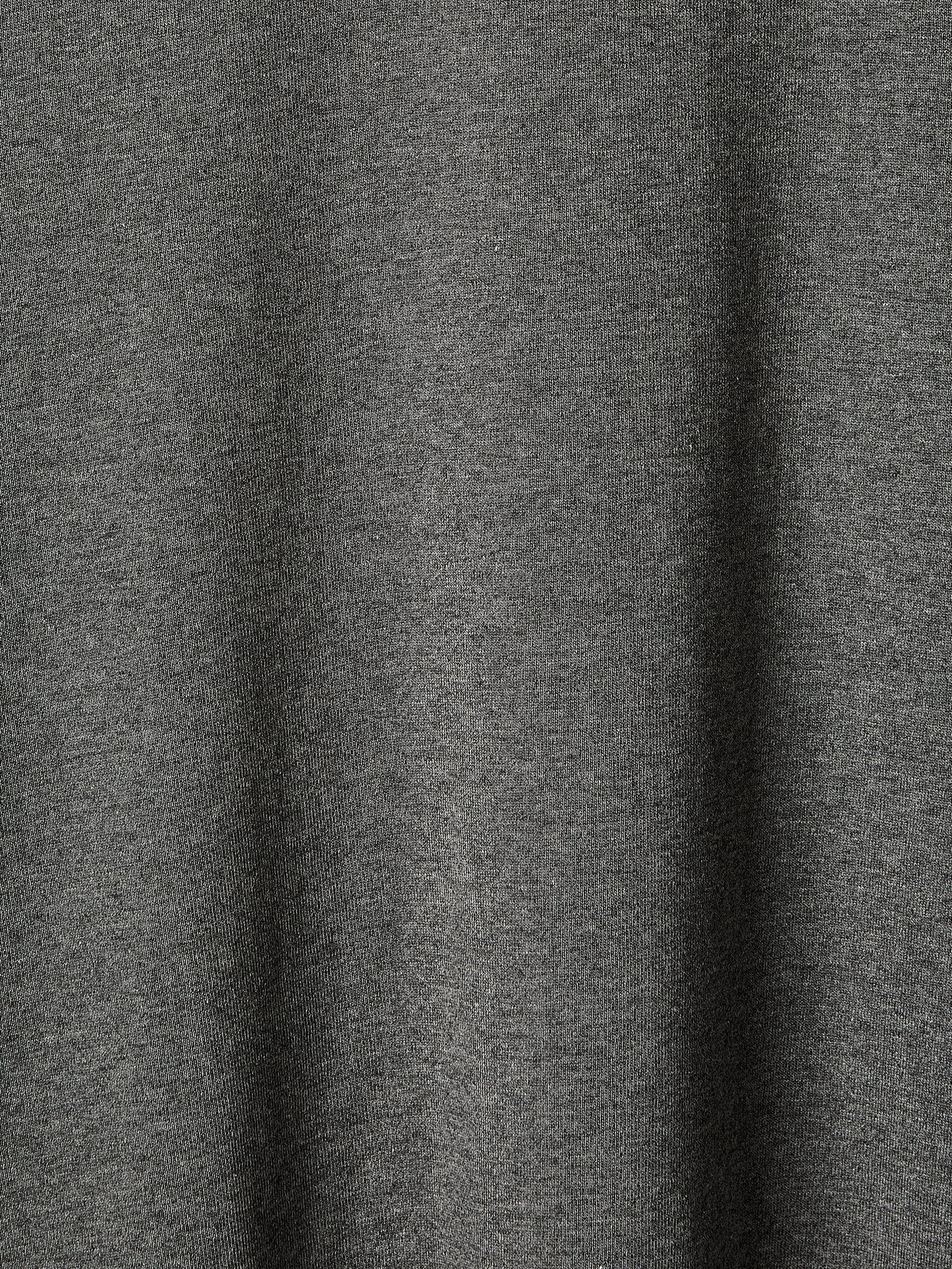 Short-Sleeve Crew-Neck Ribbed Basic Tee
