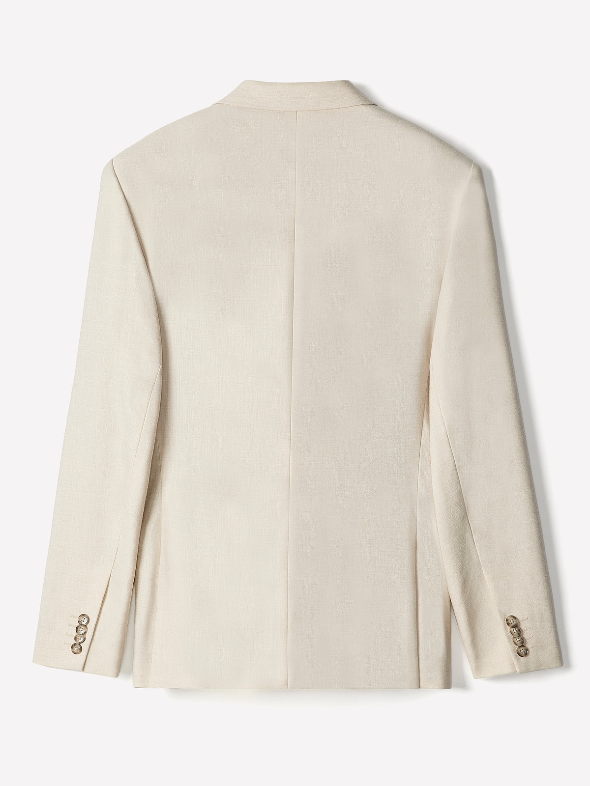 Slim Fit Stretch Linen Suit Blazer