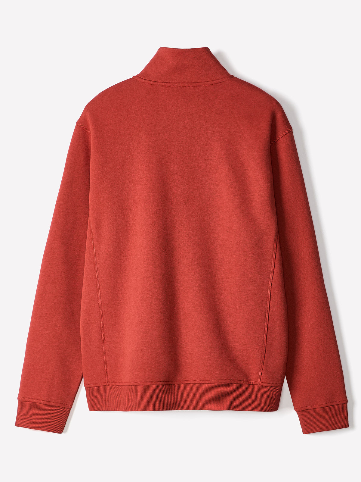 Long-Sleeve Half-Zip Mock-Neck Sweater