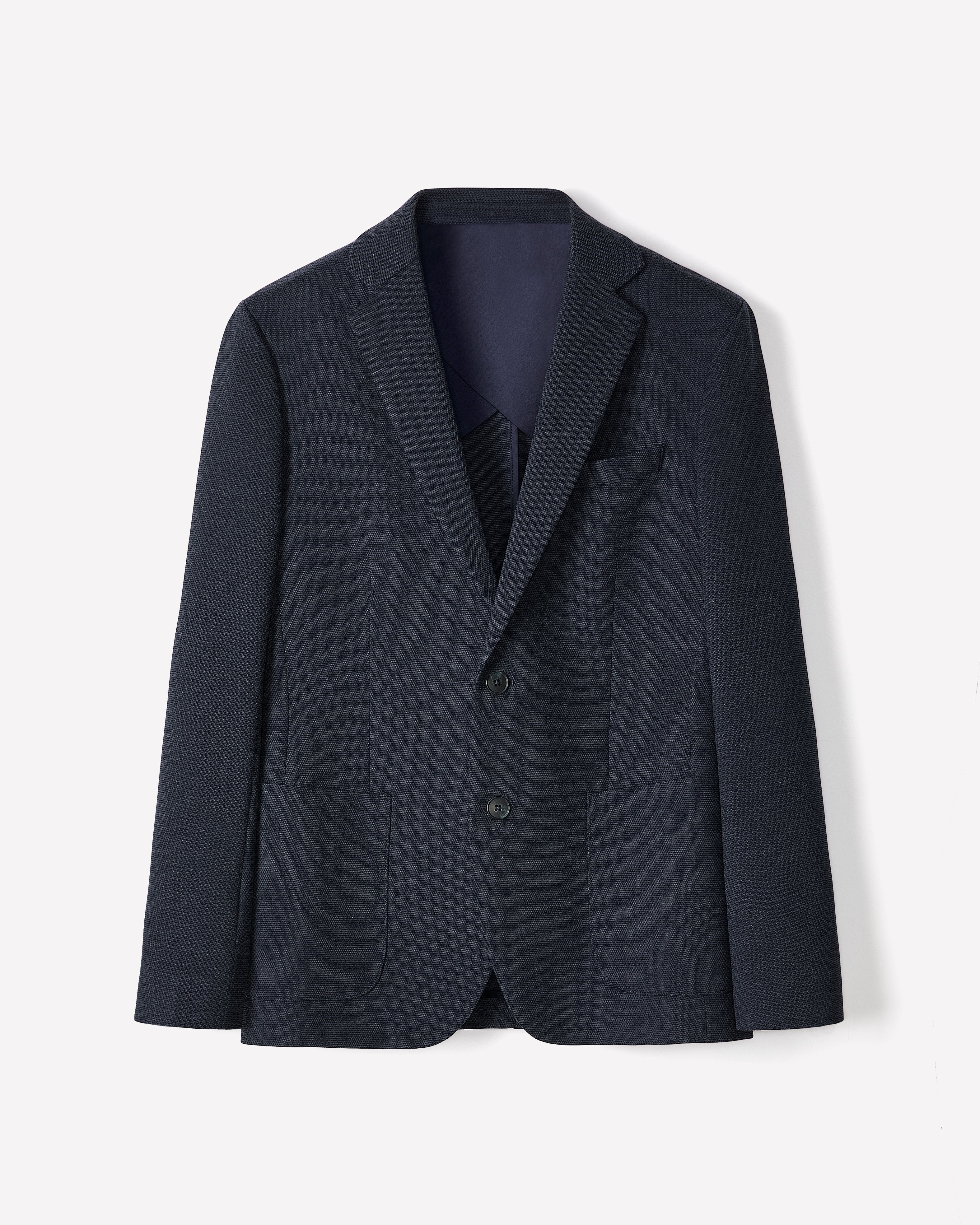 Veston en Tricot à Coupe Étroite