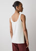 Linen-Blend U-Neck Loose Tank