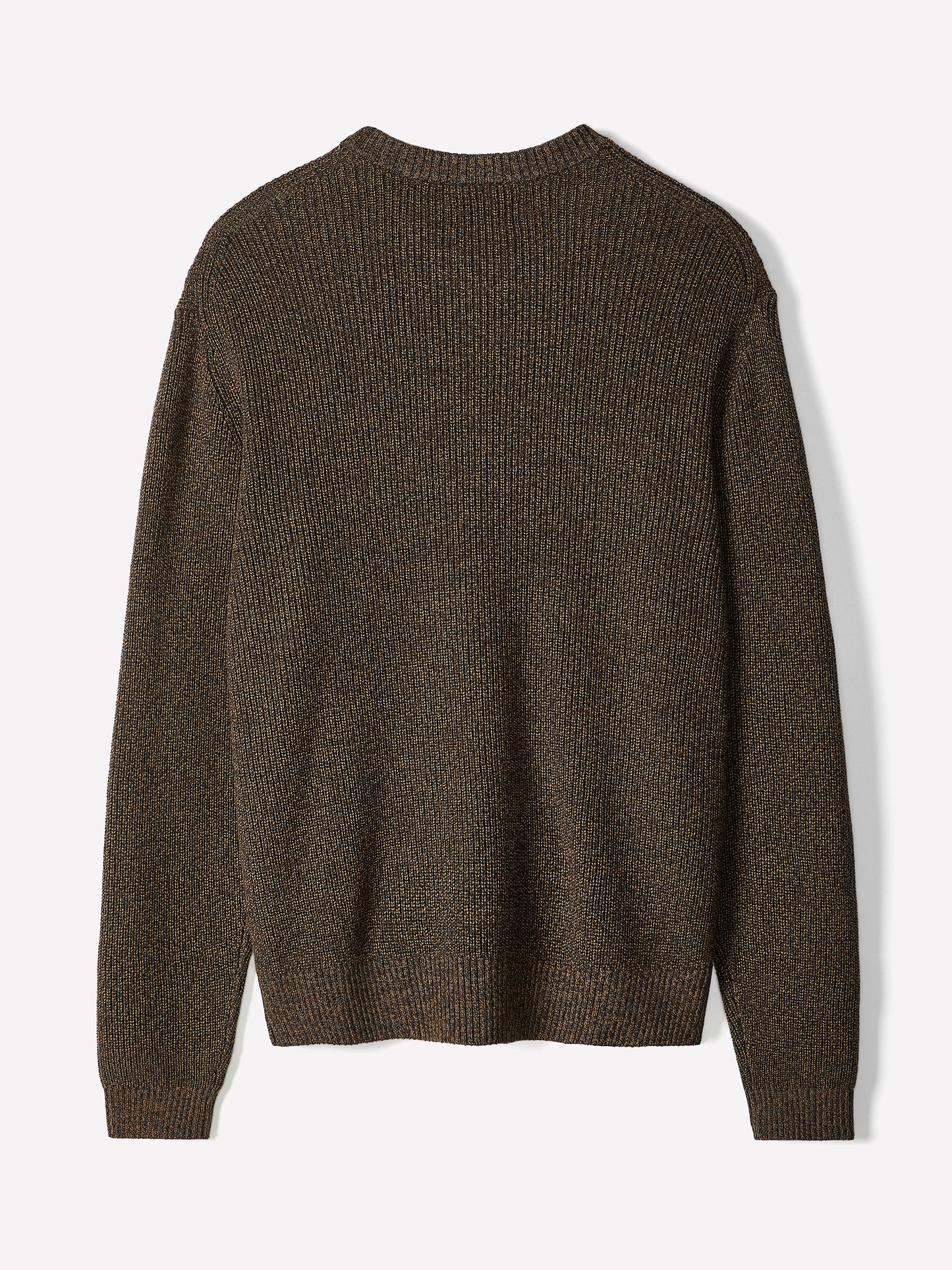 Knit Crewneck Sweater Cotton Cashmere Blend
