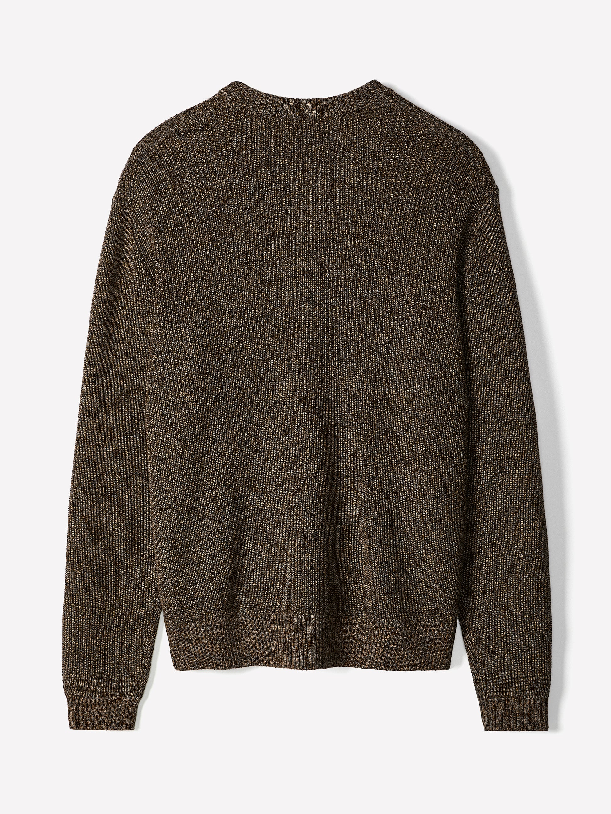 Knit Crewneck Sweater Cotton Cashmere Blend