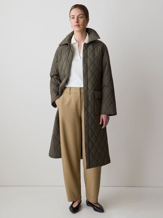 High-Rise Barrel-Leg Pant