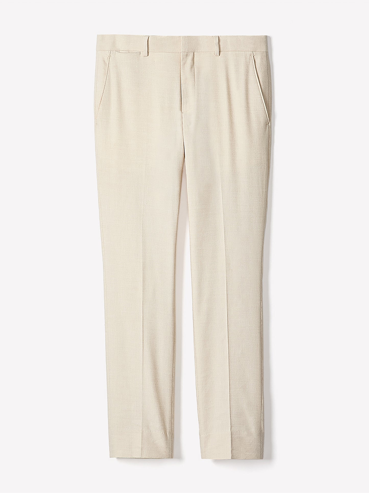 Tailored-Fit Linen Suit Pant