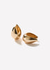 Hoop Earrings Sculptural Design Metal