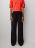 Pull-On Mid-Rise Wide-Leg Pant