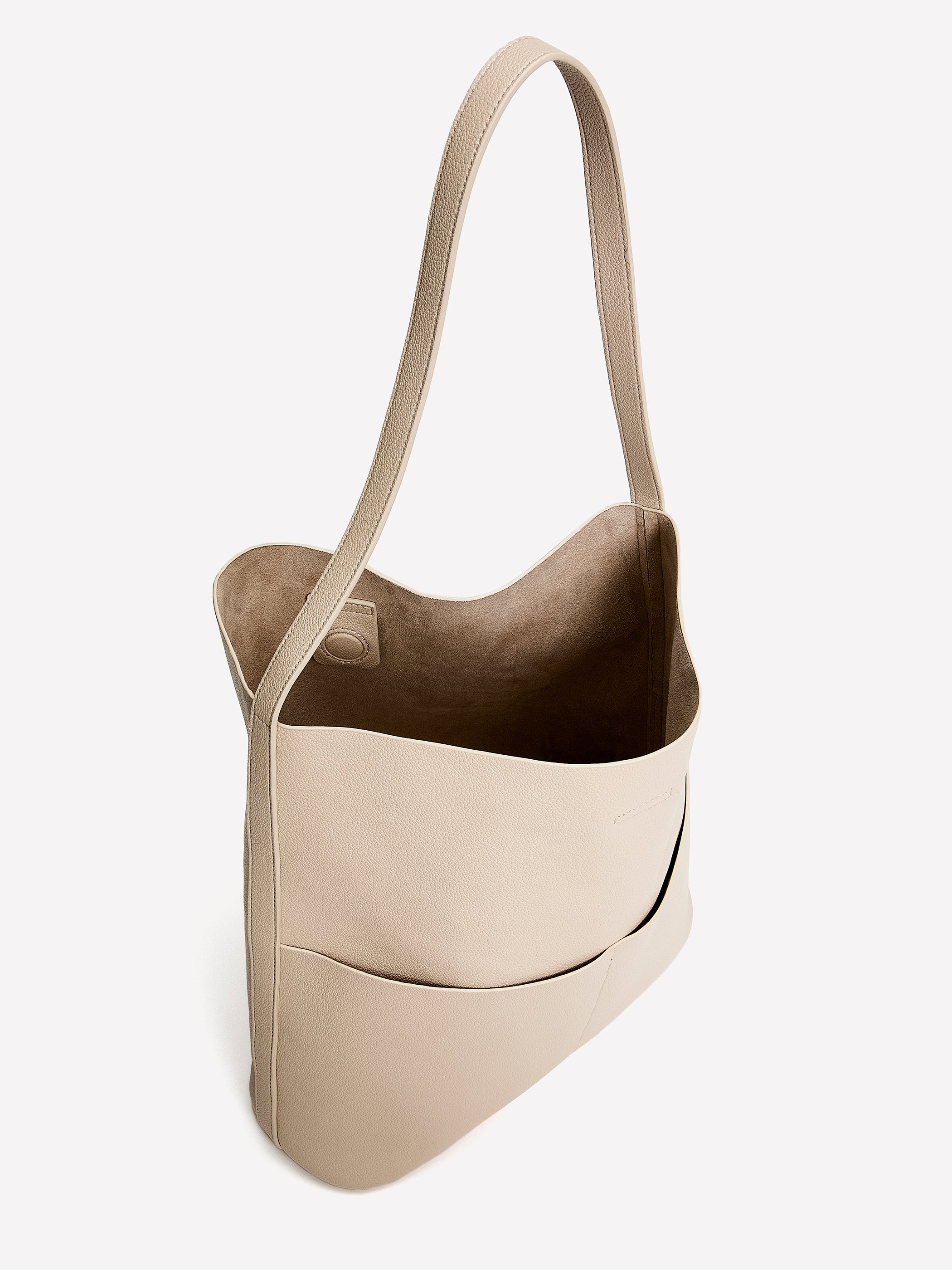 Faux Leather Tote Bag