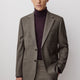 Men's Tailored Wool Blend Pinstripe Blazer