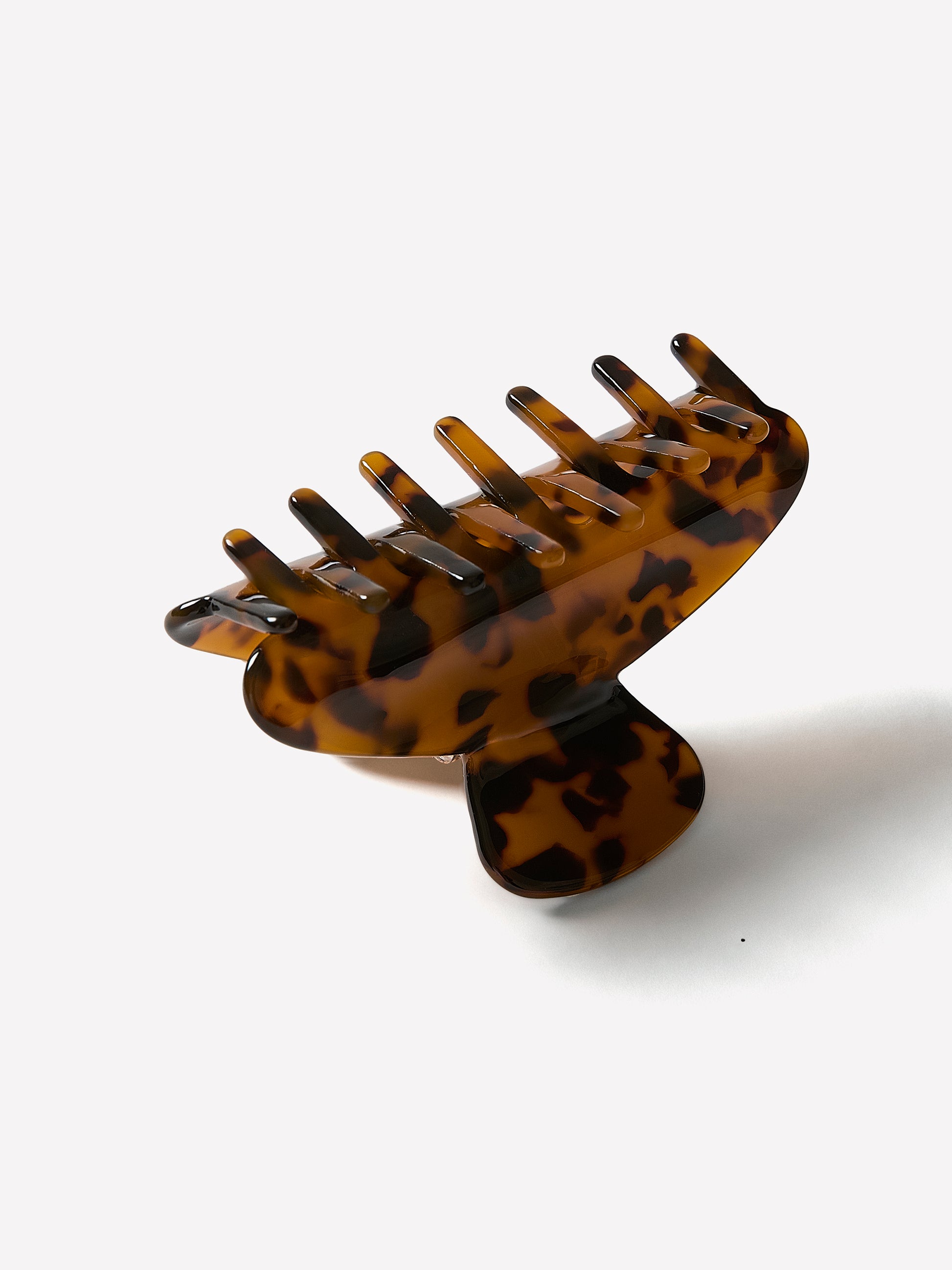 Plastic Hair Clip Medium Tortoise Acrylic Hair Gripper