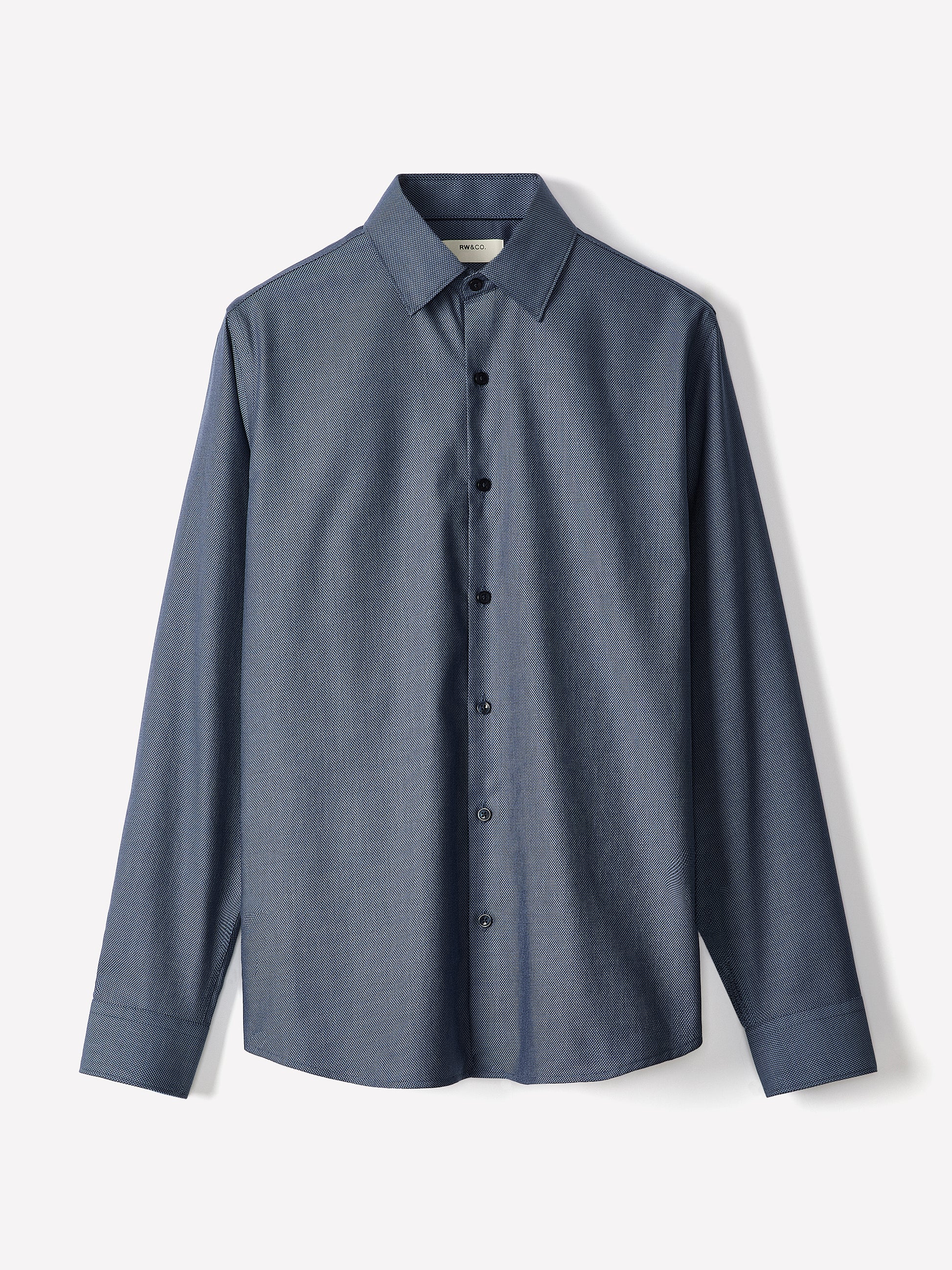 Tailored-Fit Dobby Dress Shirt