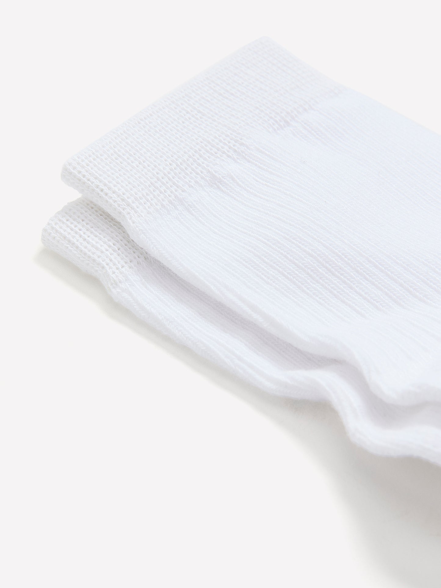 Ribbed Crew Socks