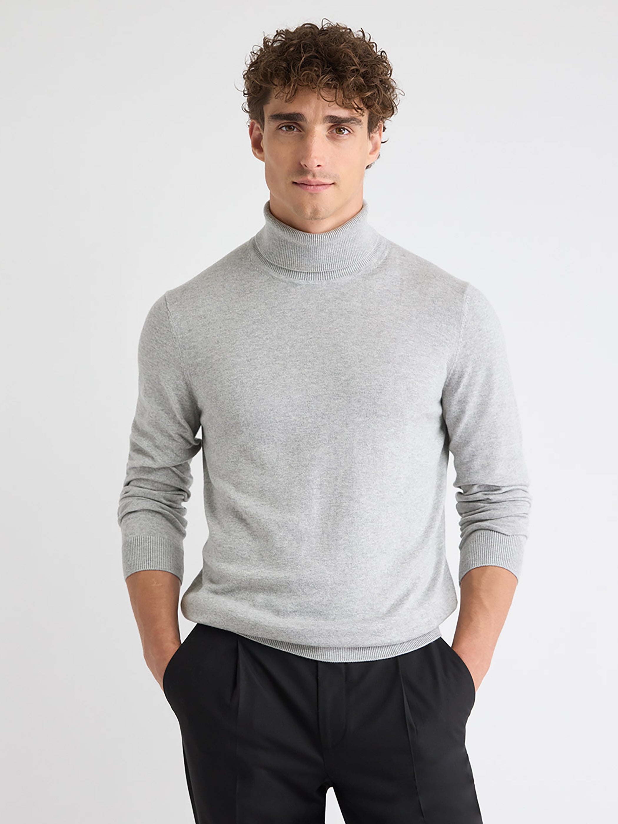 Long-Sleeve Turtleneck Sweater