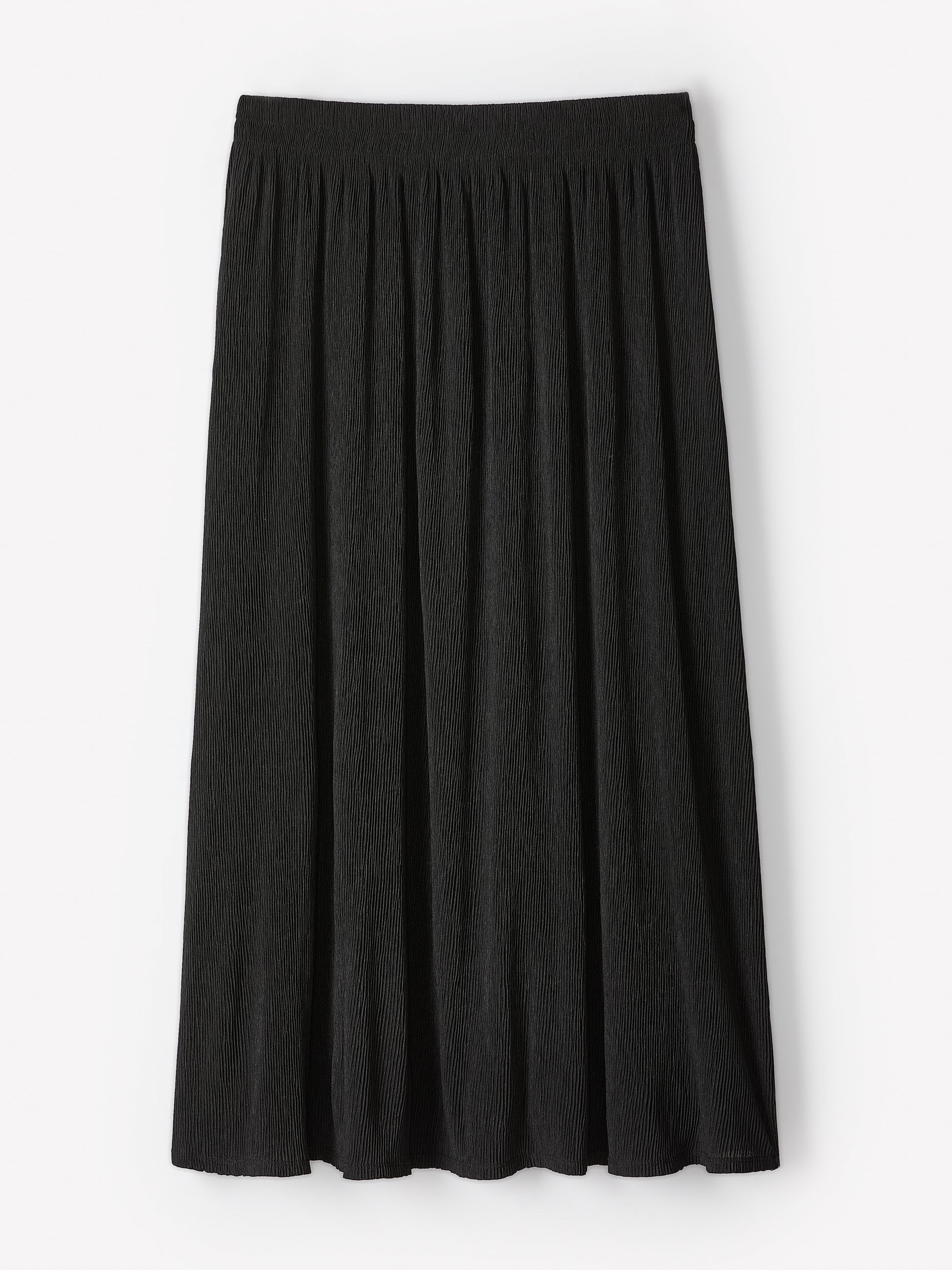High-Rise Flare Midi Skirt