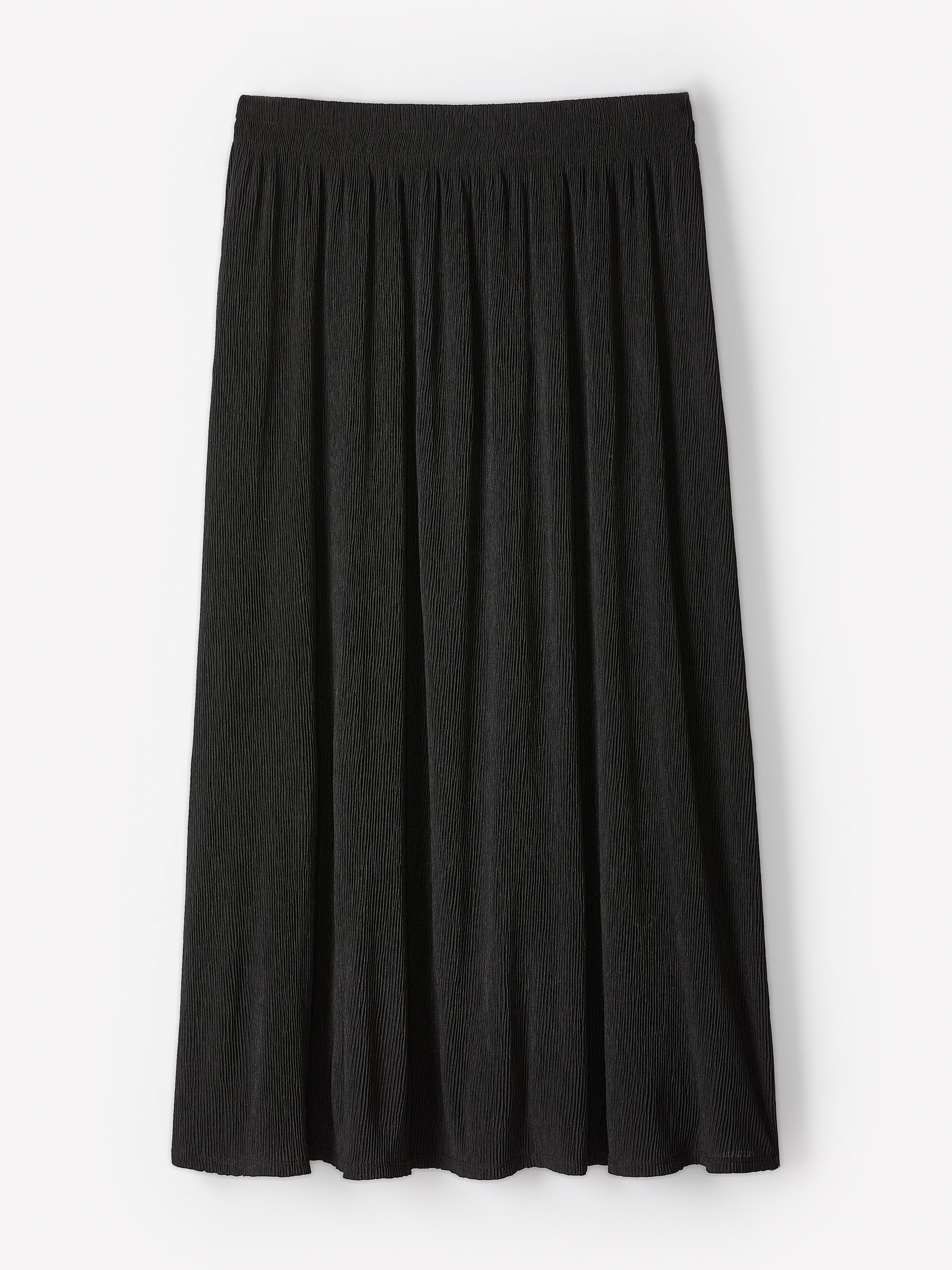 High-Rise Flare Midi Skirt