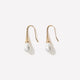 Pendant Earrings with Glass Pearl Detail