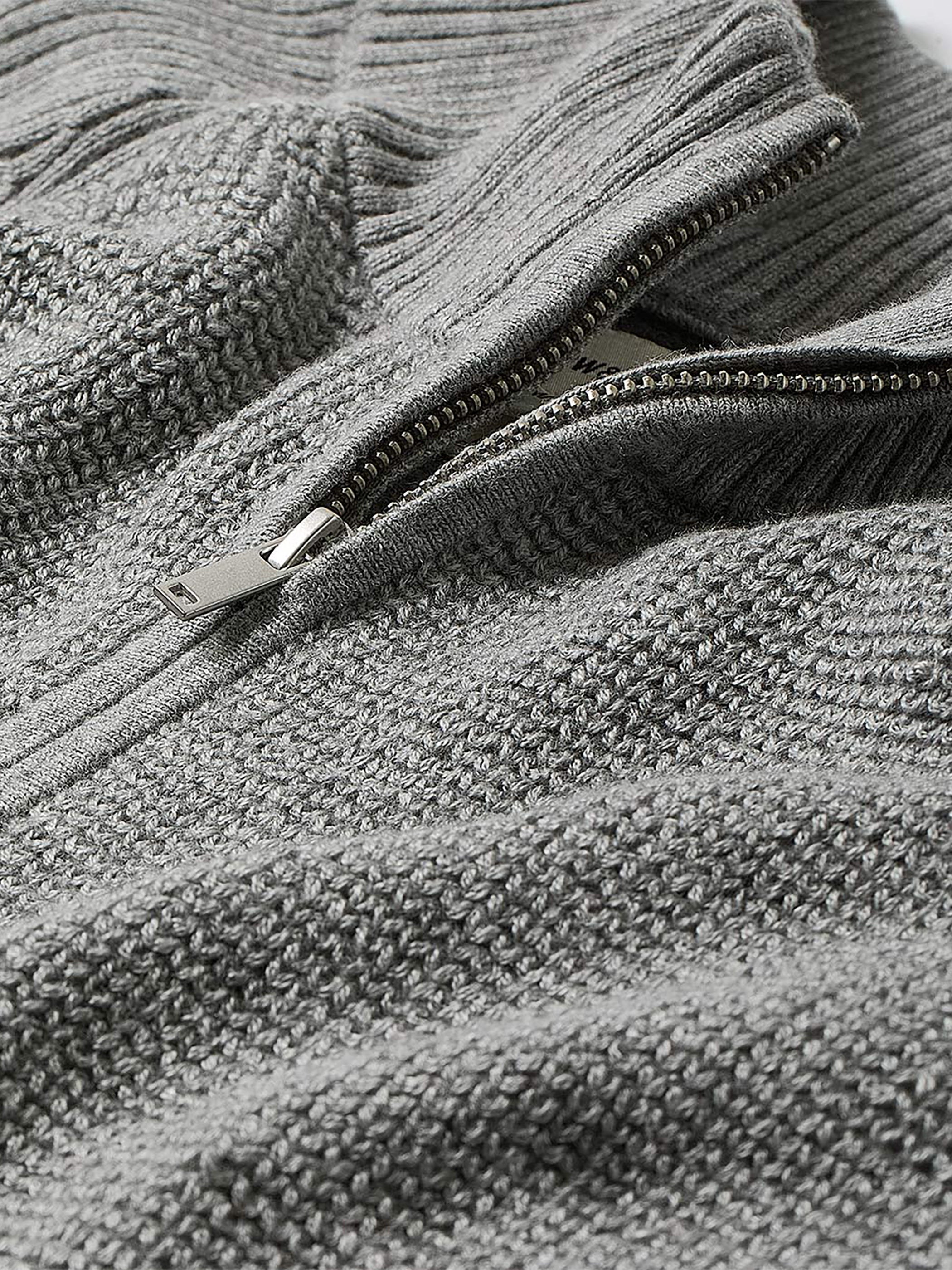 Long-Sleeve Half-Zip Mock-Neck Sweater | RW&CO.