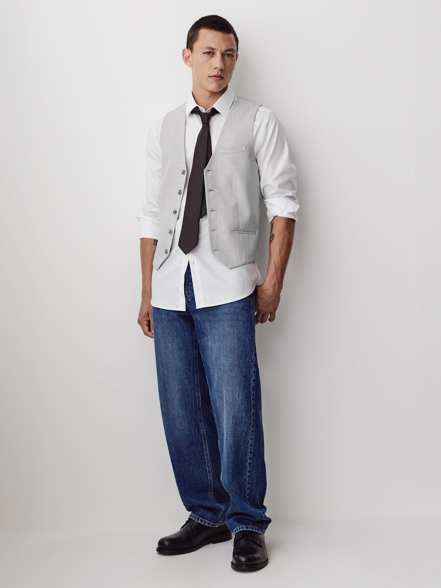 Essential Light Grey Suit Vest