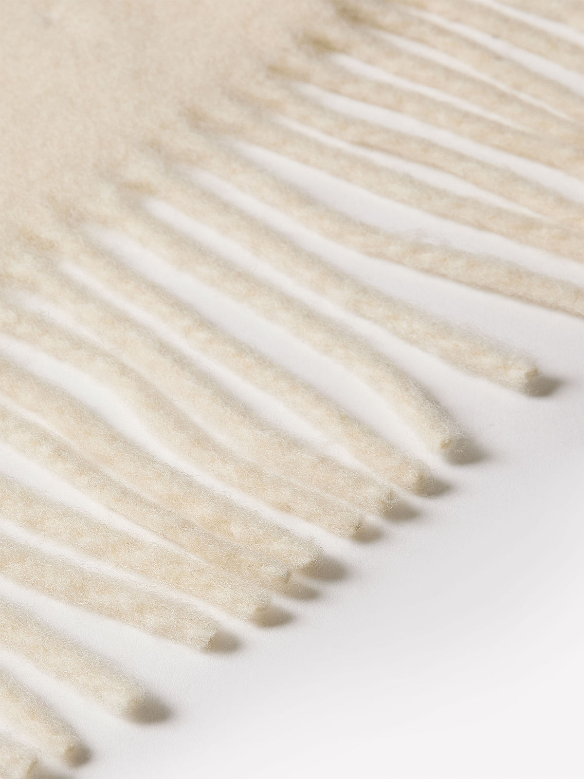 Woven Brushed Wool Blend Oblong Scarf