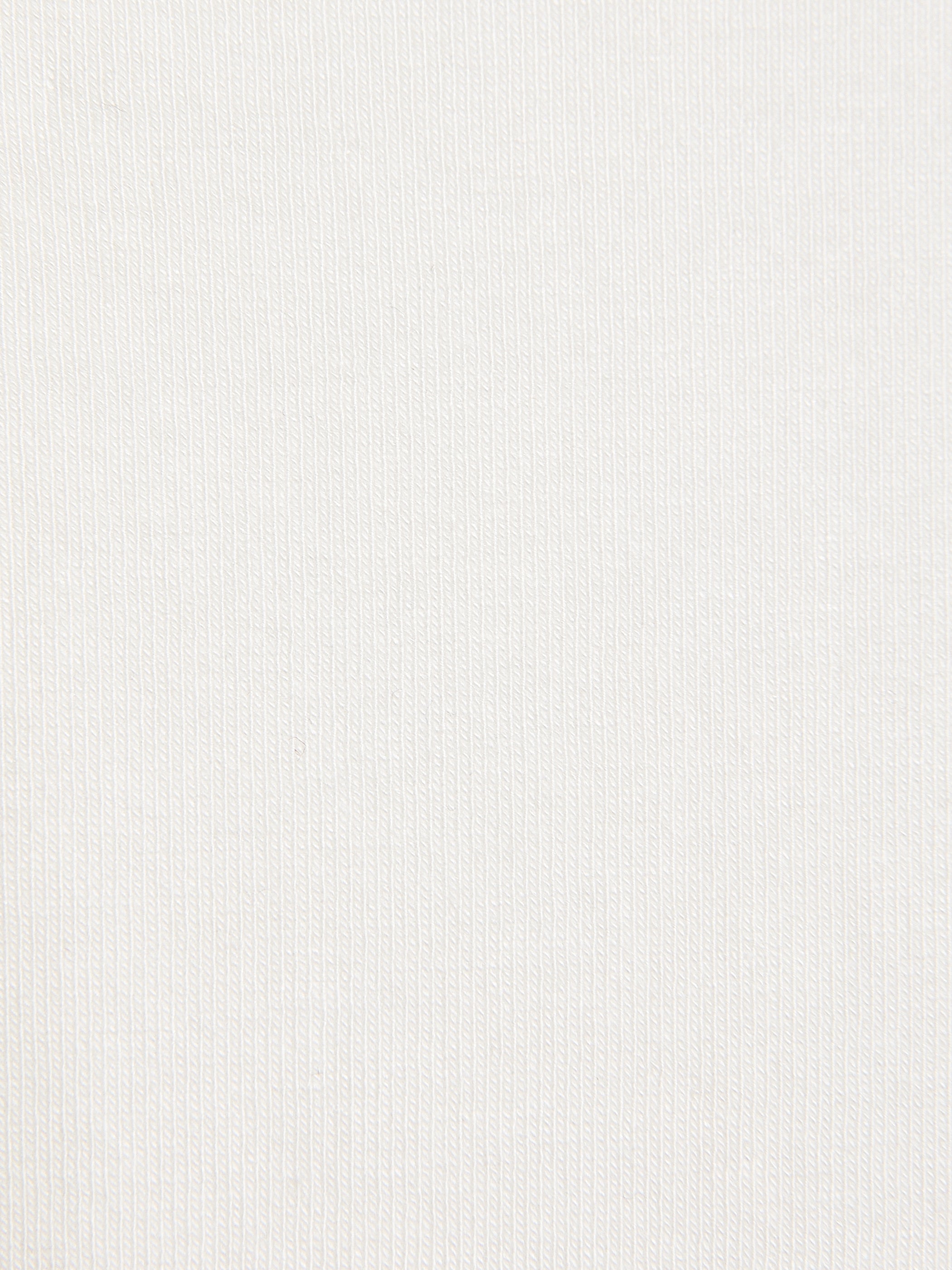 T-Shirt Côtelé Ajusté à Manches Longues et Col Rond en Tricot Luxueux