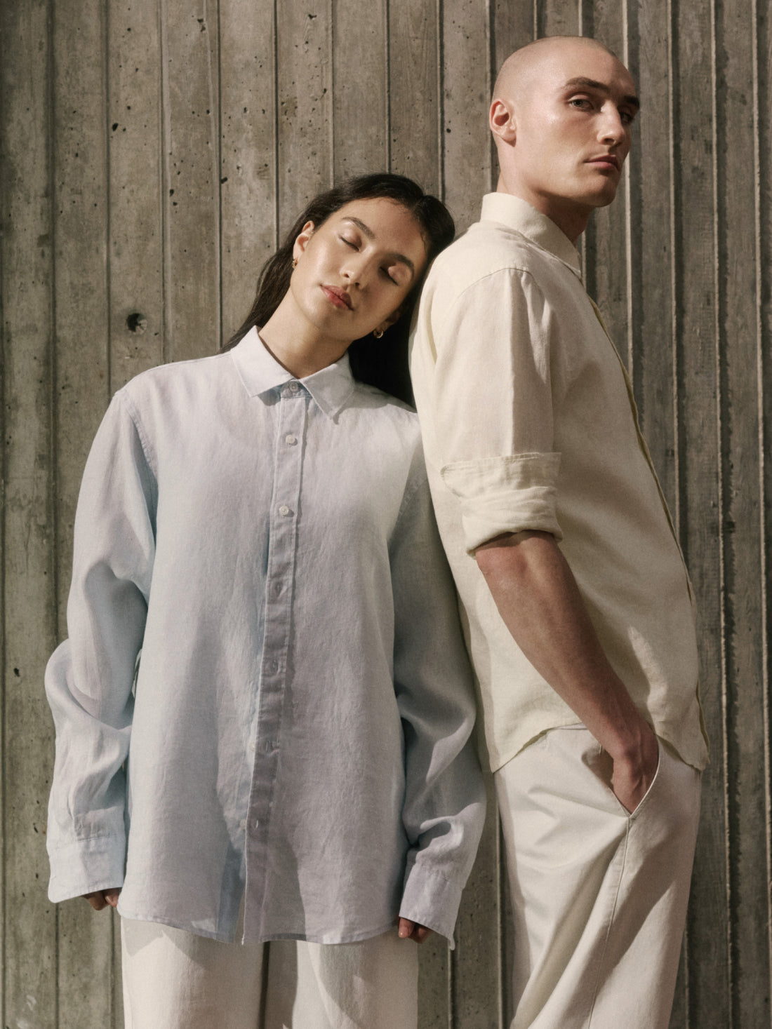 Women's Linen-Blend Short-Sleeve Midi Dress with Shirt Collar  RW&CO