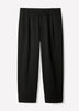 Woven Loose Fit Pleated Cotton Pants