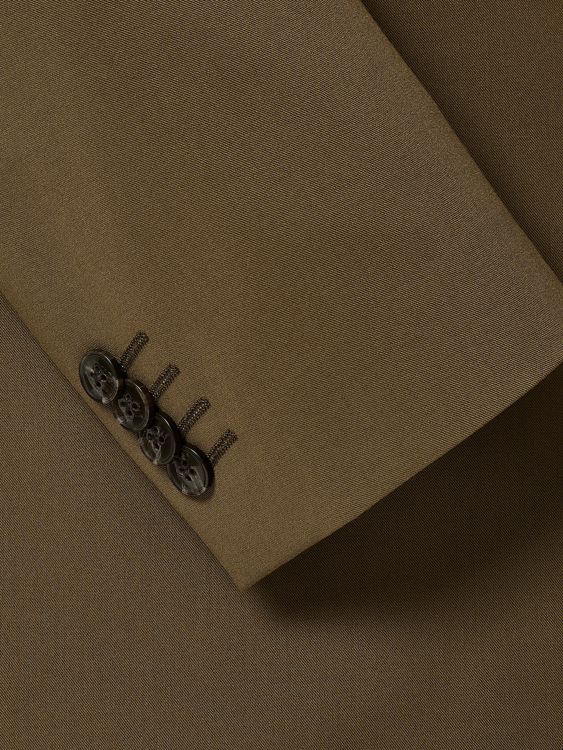 Tailored Burnt Moss Woven Blazer