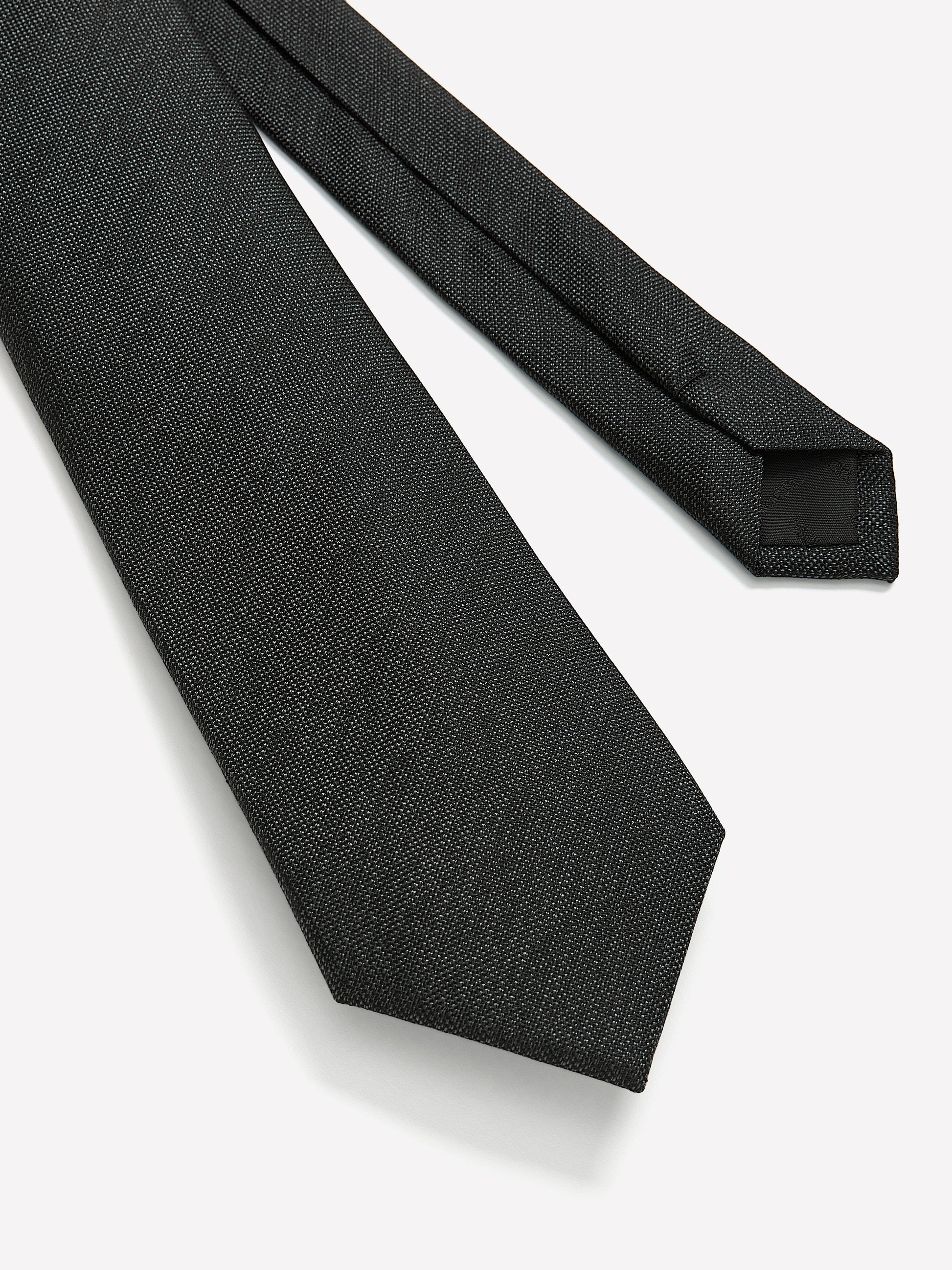 Charcoal Regular Textured Tie
