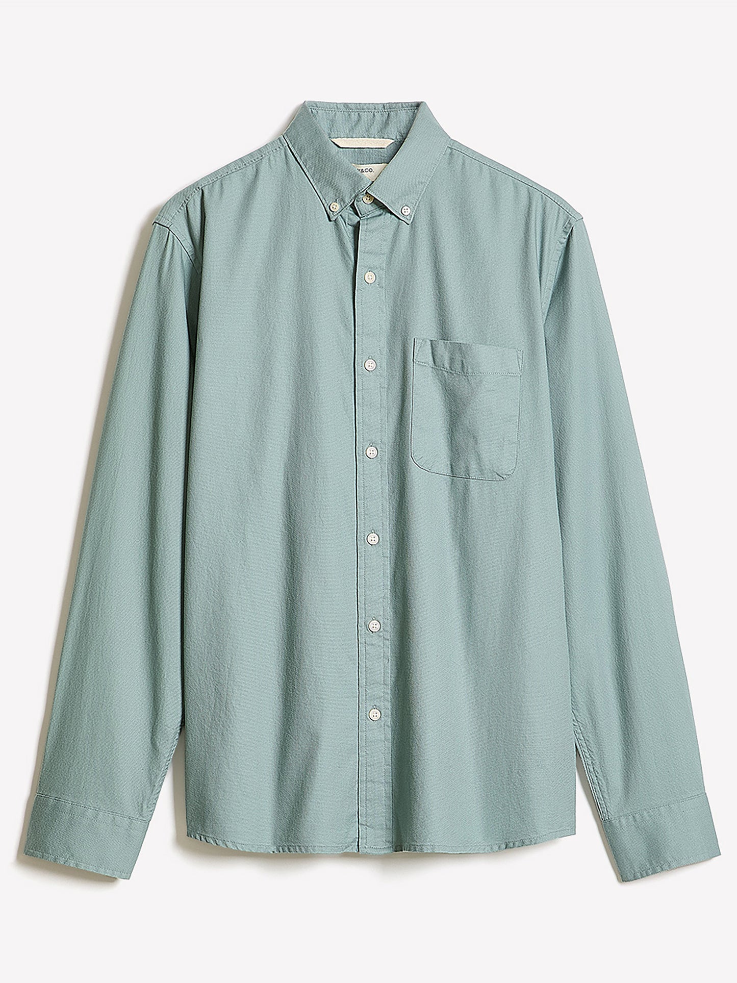 Chemise Texturée à Manches Longues