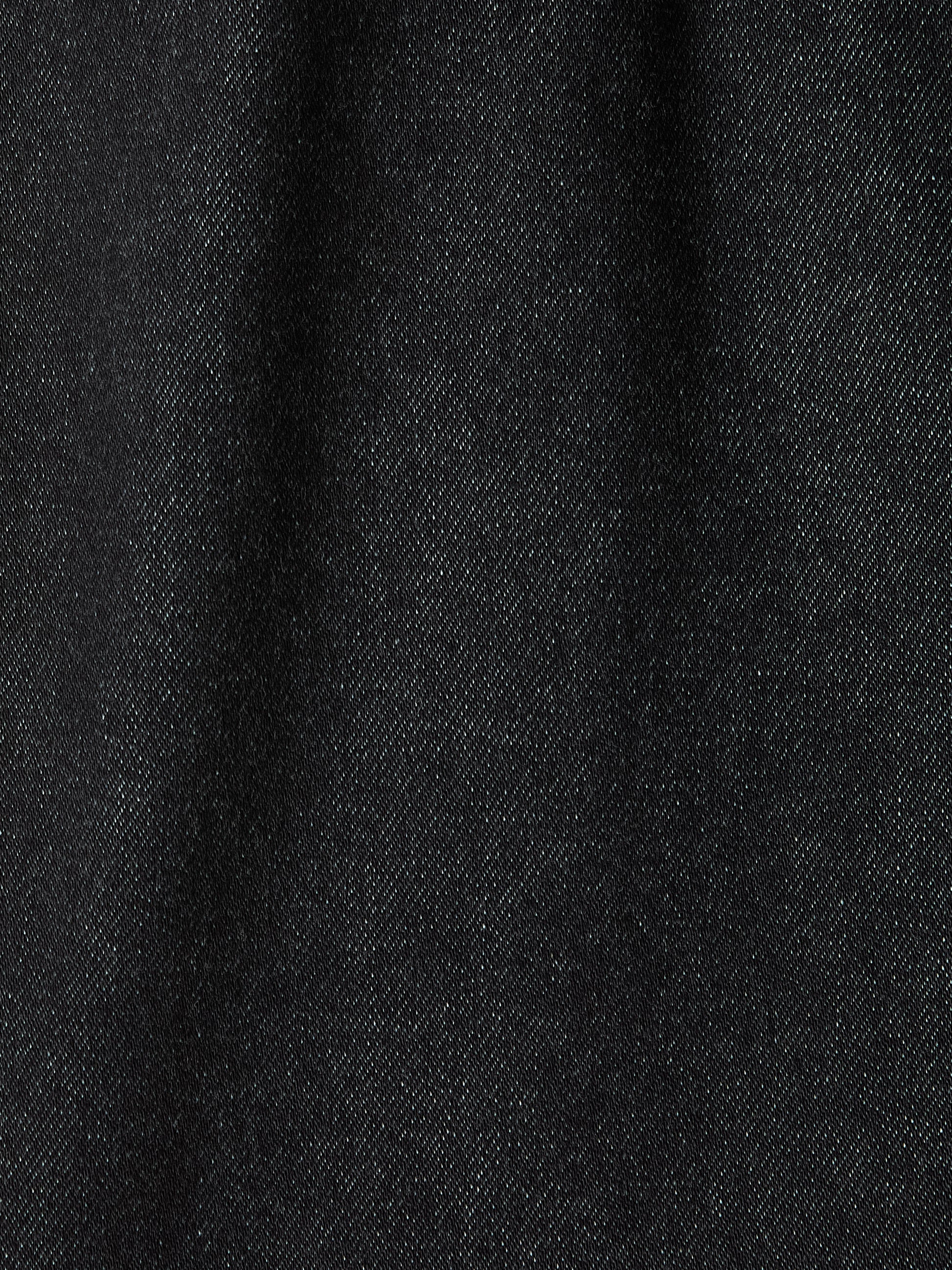 Woven Denim High Rise Ultra Wide Pant