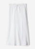 Linen Straight Midi Skirt