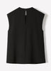 Woven Blouse Luxe Crepe Cowl Neck