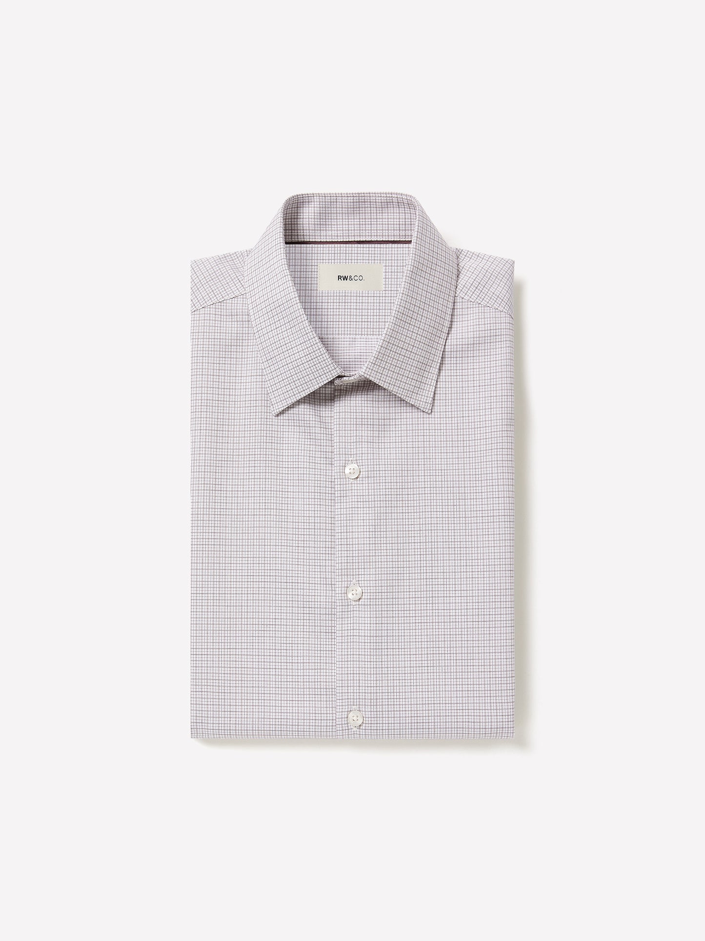 Tailored Micro Check Woven Shirt