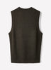 Linen-Blend Sleeveless Crew-Neck Sweater