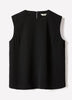 Crew-Neck Satin Cami