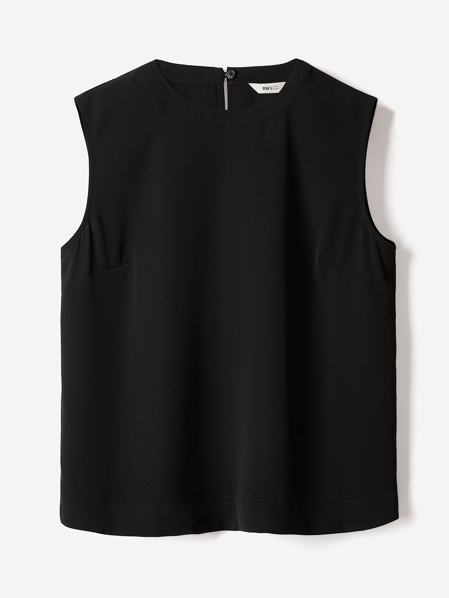 Crew-Neck Satin Cami