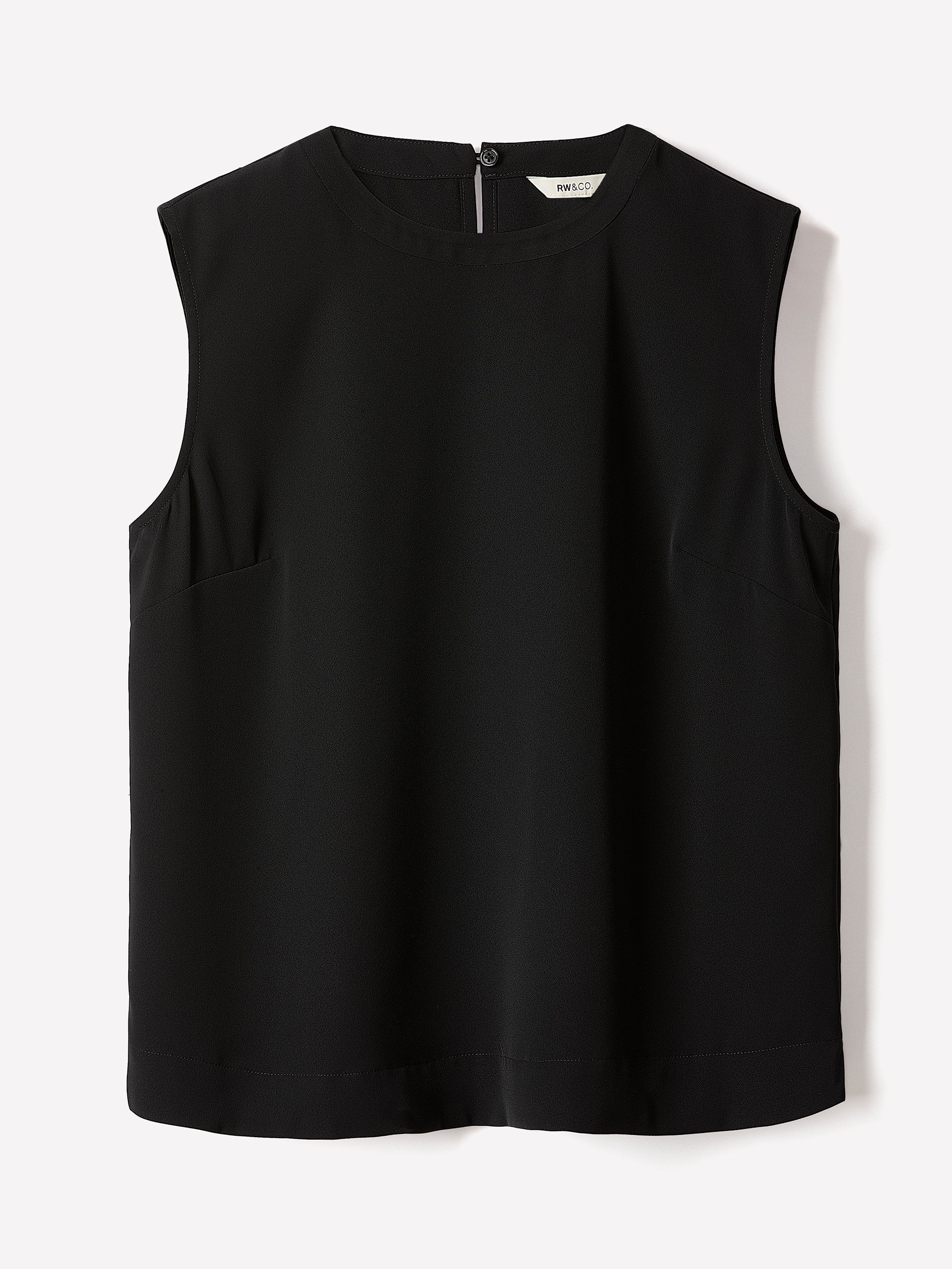 Crew-Neck Satin Cami