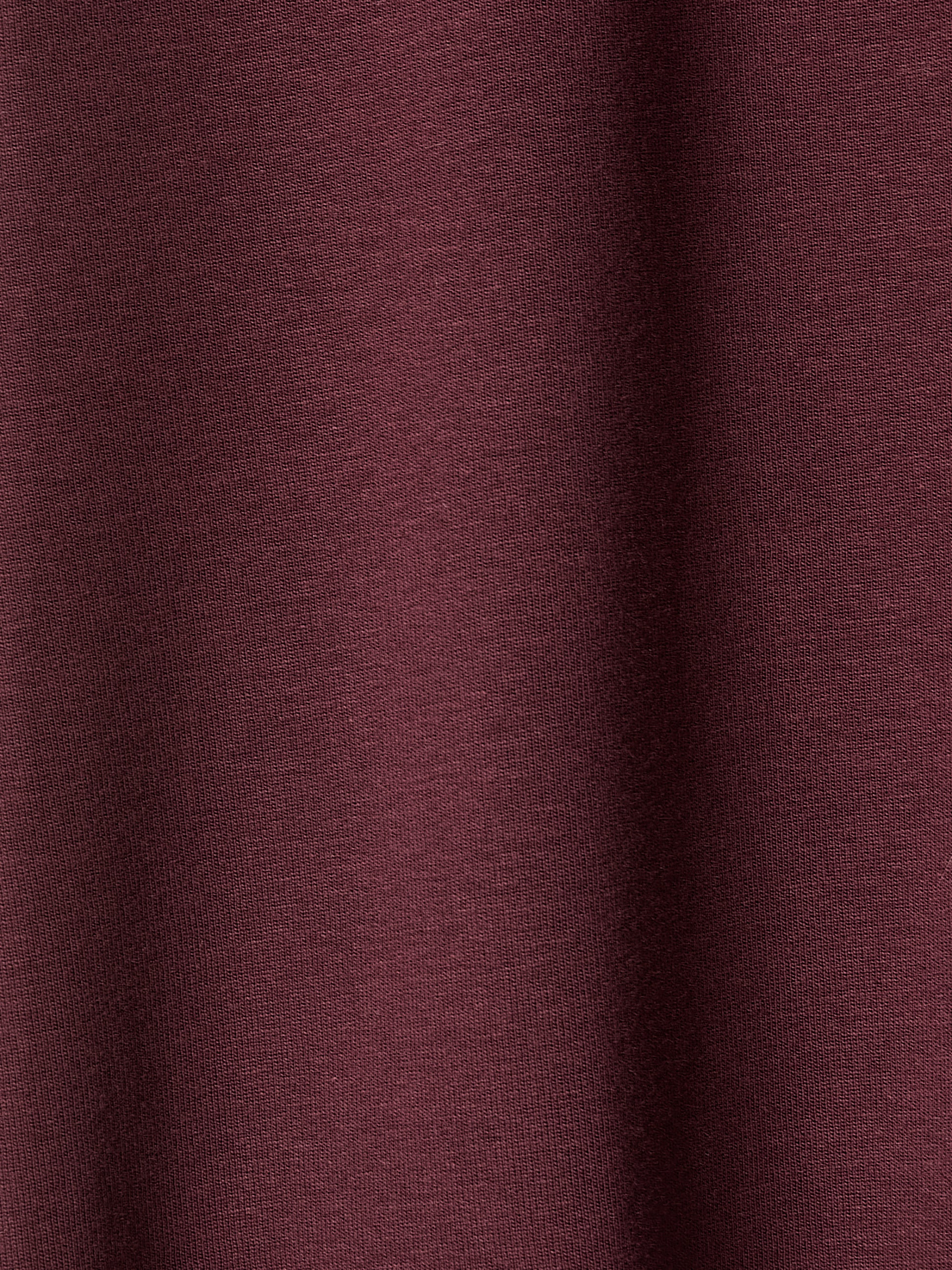 Fitted Cotton Modal Knit Pullover with Crew Neck