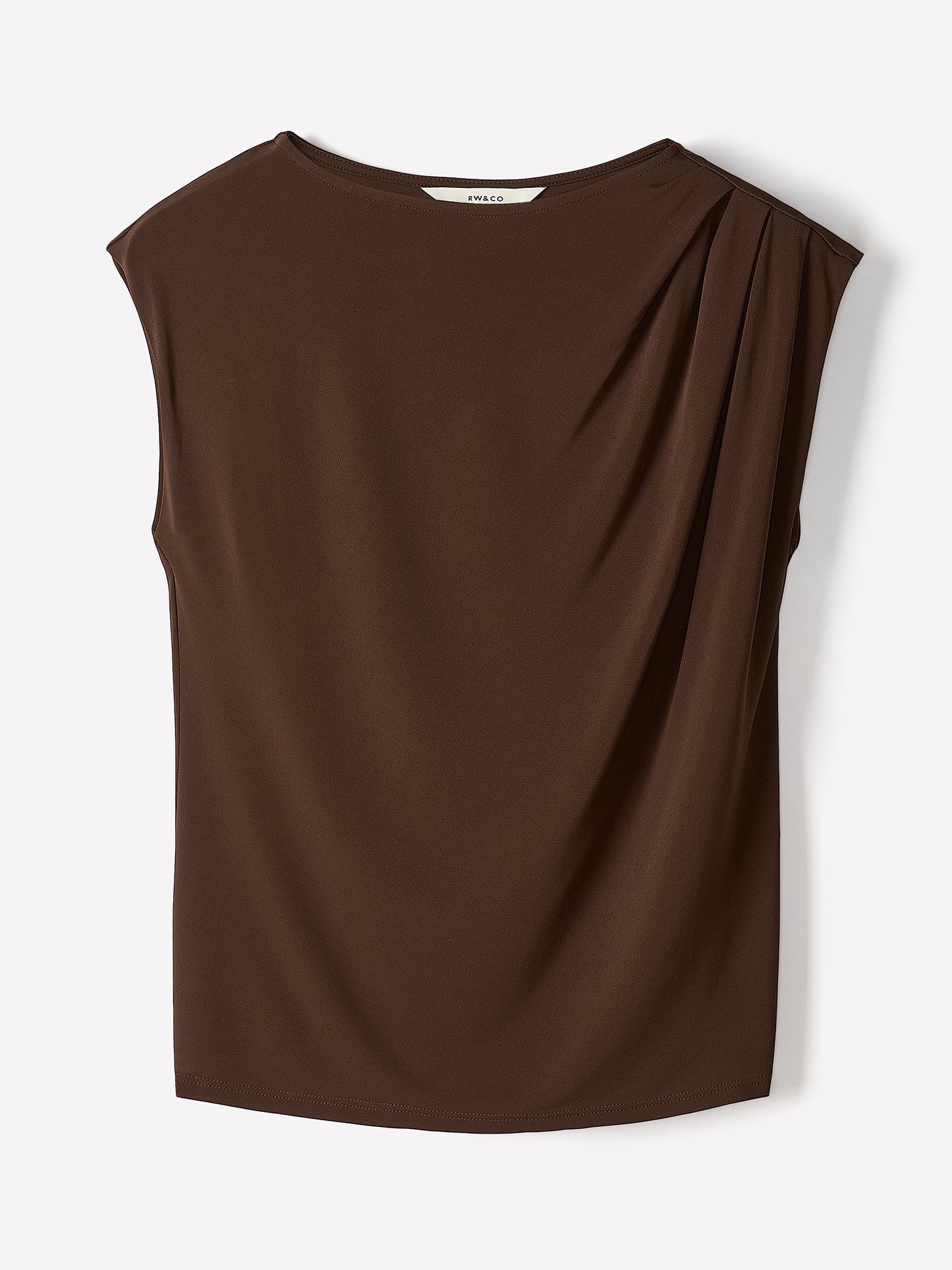 Knit Blouse Pleated Extended Sleeve