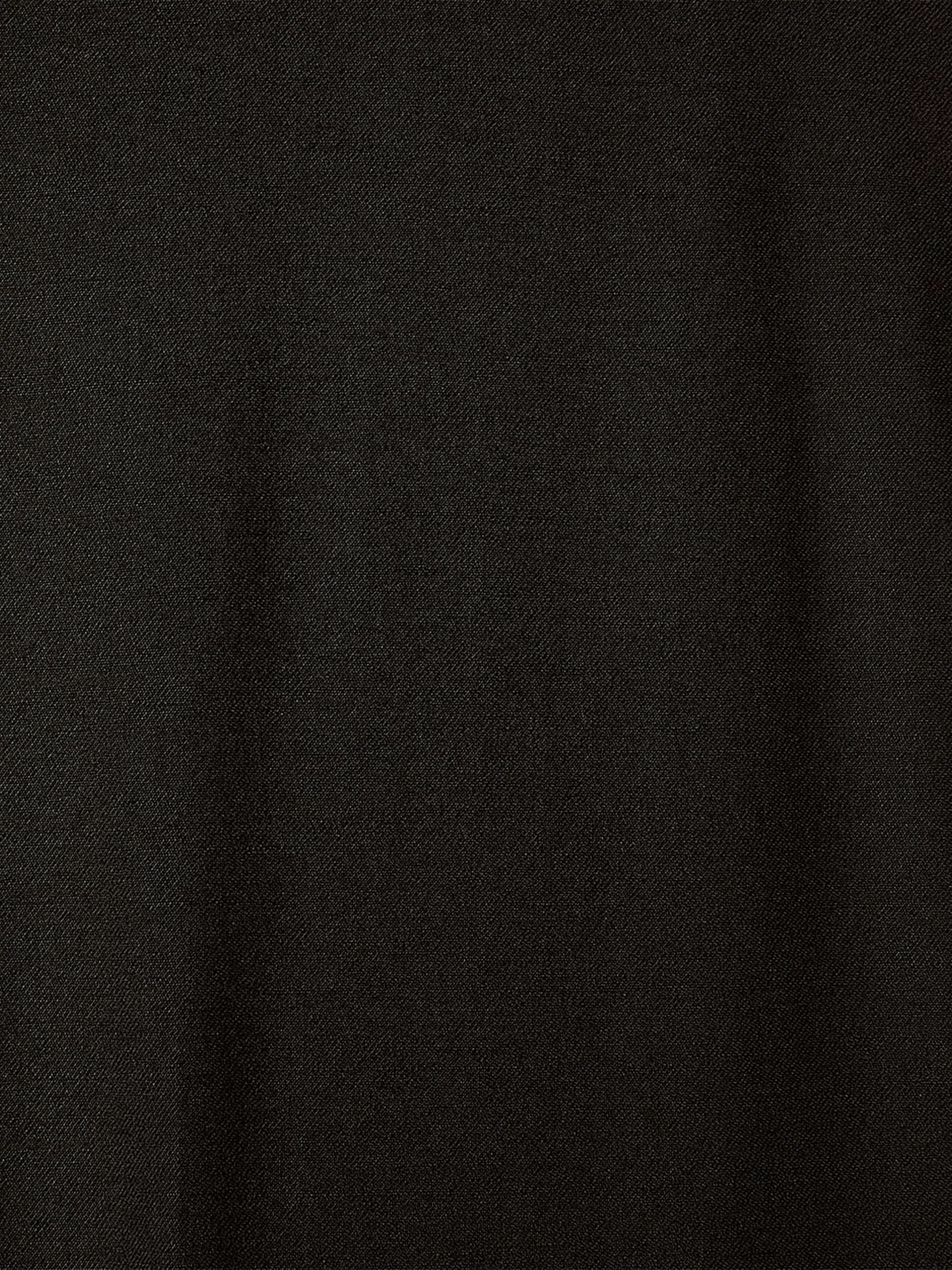 Essential Slim Fit Black Wool-Blend Suit Pant