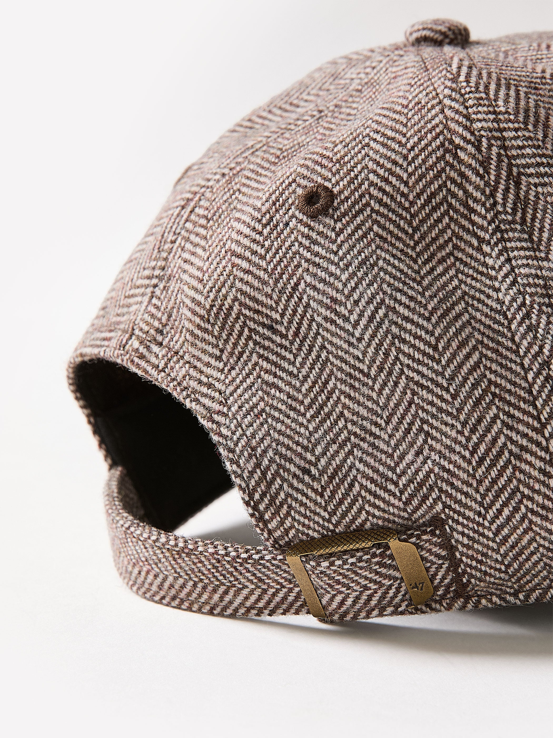 Men's Herringbone Wool-Blend Clean Up Cap for Casual Wear – RW&CO