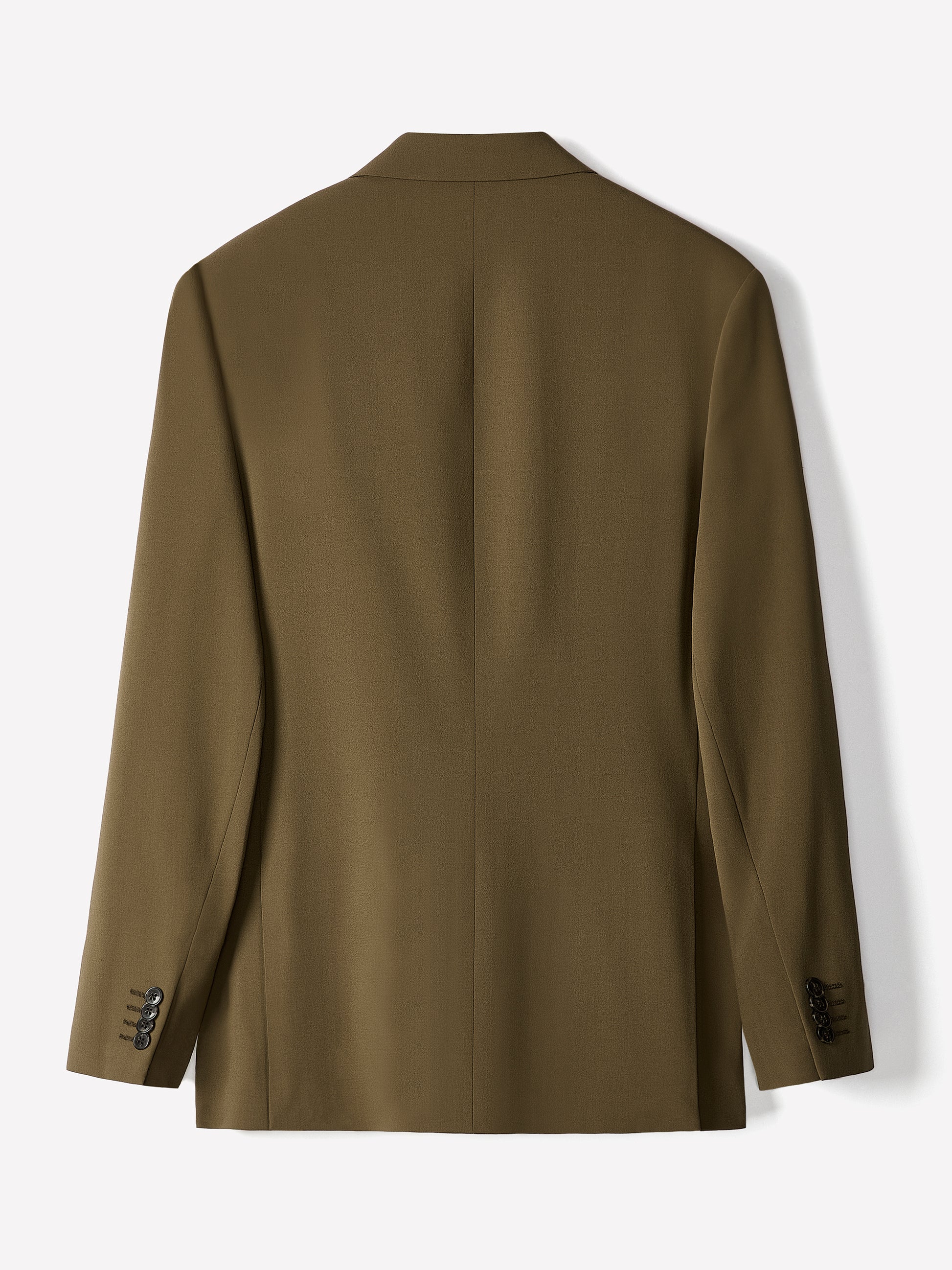 Tailored Burnt Moss Woven Blazer