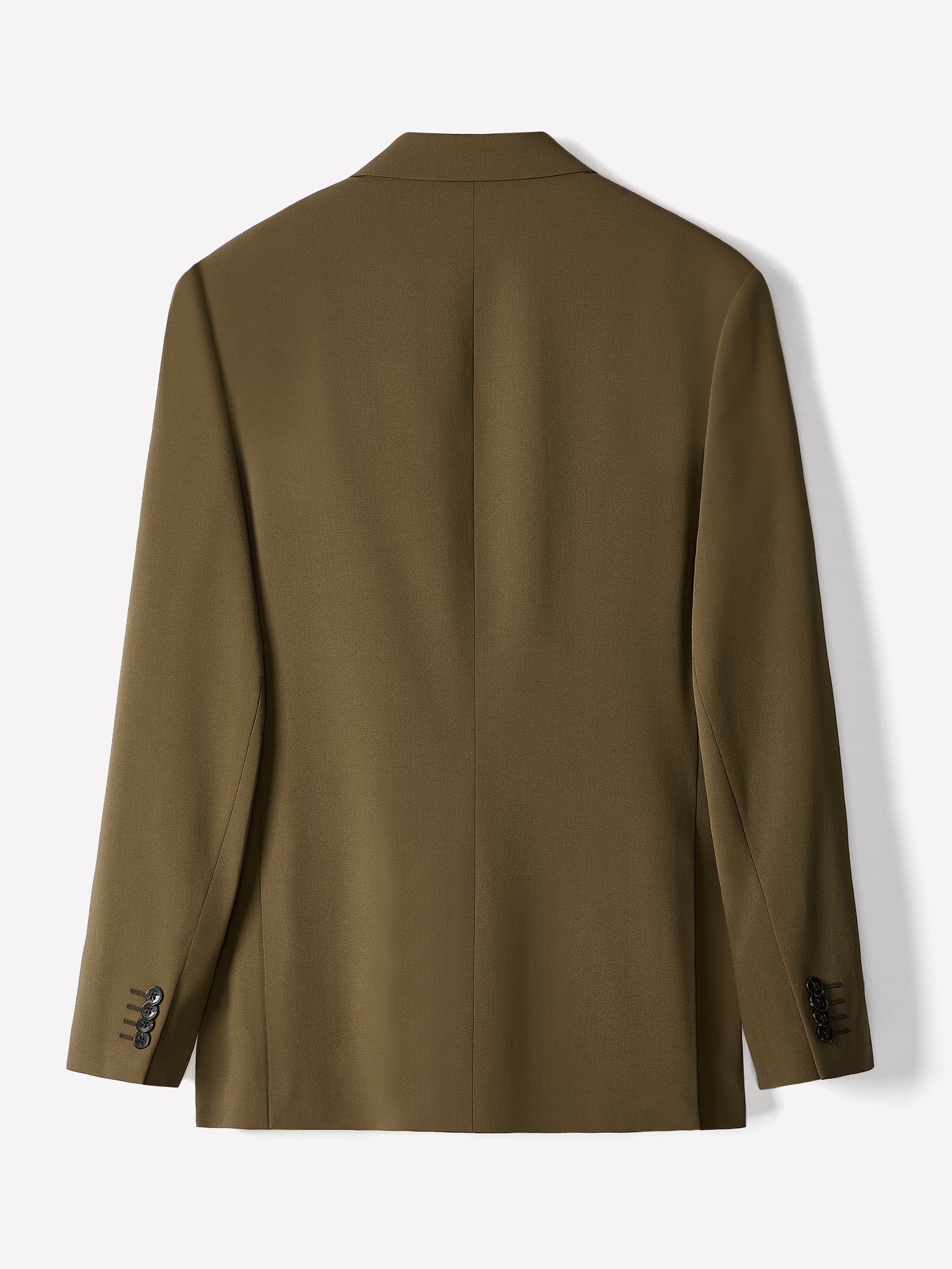 Tailored Burnt Moss Woven Blazer
