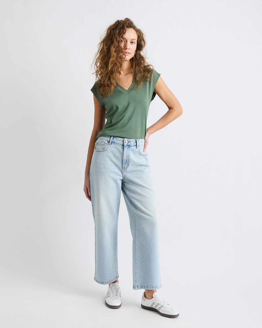 Classic-Fit Short-Sleeve V-Neck T-Shirt