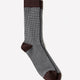 Men's Knit Dress Socks Houndstooth Pattern