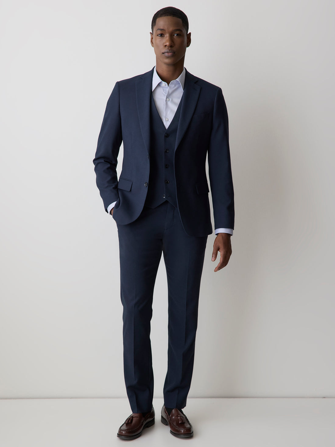 Essential Navy Suit Vest